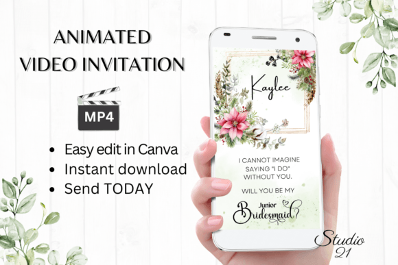Christmas Junior Bridesmaid W3192JM: A Festive Display Font