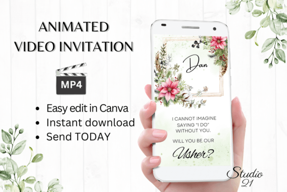 Christmas Usher Proposal W3192U: A Festive Display Font for Digital Invites