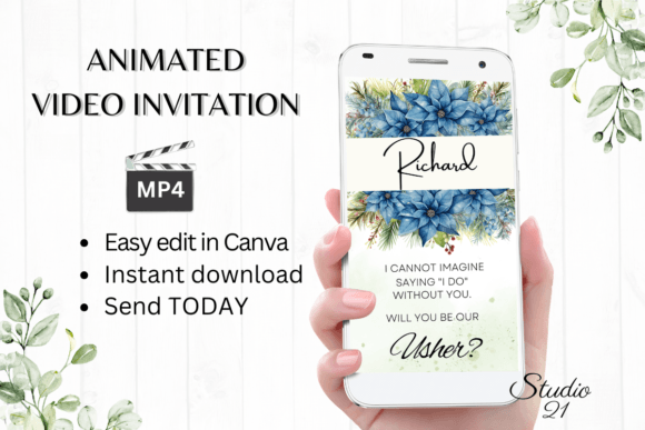 Christmas Usher Proposal W3216U: A Digital Template Review